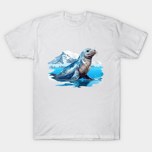 Leopard Seal T-Shirt by zooleisurelife